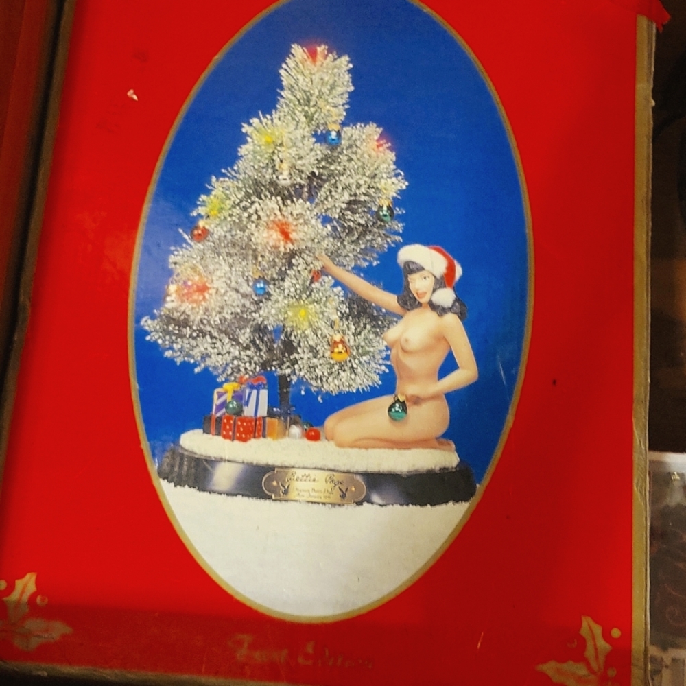 Betty Page Christmas tree